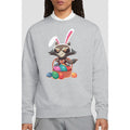 Sport Heather - Back - Guardians Of The Galaxy Unisex Adult Sweet Rabbit Sweatshirt