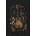 Black - Lifestyle - Coco Childrens-Kids Ernesto Miguel Hector Painted Poster With Guitar T-Shirt