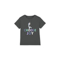 Charcoal - Front - Frozen Childrens-Kids Choose Joy Olaf T-Shirt