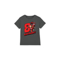 Charcoal - Front - Iron Man Childrens-Kids 8th Birthday T-Shirt