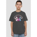 Charcoal - Back - Lilo & Stitch Childrens-Kids Made For Each Other T-Shirt