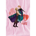 Pink - Lifestyle - Frozen Childrens-Kids My True North Anna Kristoff Valentine`s Day T-Shirt