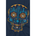 Navy - Lifestyle - Coco Childrens-Kids Day Of The Dead Miguel Dante Colourful Skull T-Shirt