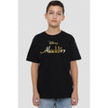 Black - Back - Aladdin Childrens-Kids Logo T-Shirt