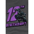 Charcoal - Lifestyle - Black Panther Childrens-Kids 12th Birthday T-Shirt