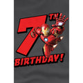 Charcoal - Lifestyle - Iron Man Childrens-Kids 7th Birthday T-Shirt