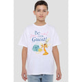 White - Back - Beauty And The Beast Childrens-Kids Be Our Guest T-Shirt