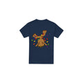 Navy - Front - Guardians Of The Galaxy Mens Groot Christmas Lights T-Shirt