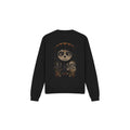 Black - Front - Coco Unisex Adult Ernesto Miguel Hector Painted Poster With Skull Sweatshirt