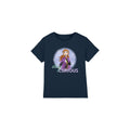 Navy - Front - Frozen Childrens-Kids Stay Curious Anna T-Shirt