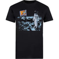 Black - Front - MTV Mens Moon T-Shirt