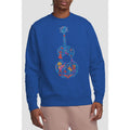 Royal Blue - Back - Coco Unisex Adult Ernesto Miguel Hector Colourful Guitar Sweatshirt