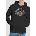 Black - Back - Jurassic Park Mens Prehistoric Groove Hoodie