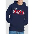 Navy - Back - 101 Dalmatians Mens Puppies Hoodie