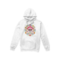 White - Front - Coco Mens Day Of The Dead Ernesto Miguel Hector Patch Hoodie