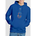 Royal Blue - Back - Coco Mens Ernesto Miguel Hector Colourful Guitar Hoodie