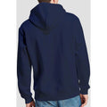 Navy - Side - Captain Marvel Mens Be Merry Be Bright Hoodie