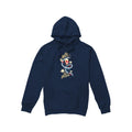 Navy - Front - Captain Marvel Mens Be Merry Be Bright Hoodie