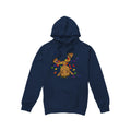 Navy - Front - Guardians Of The Galaxy Mens Groot Christmas Lights Hoodie