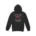 Black - Front - Deadpool Mens Coming To Town Hoodie