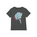 Charcoal - Front - Frozen Childrens-Kids True At Heart Elsa Silhouette T-Shirt