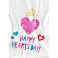 White - Lifestyle - Disney Princess Childrens-Kids Happy Hearts Day Valentine`s Day T-Shirt