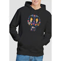 Black - Back - Coco Mens Day Of The Dead Ernesto Miguel Hector Skull Hoodie