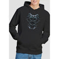 Black - Back - Black Panther Mens Costume Hoodie