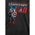 Black - Lifestyle - Captain America Mens Legendary Dad Hoodie