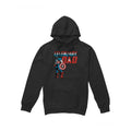 Black - Front - Captain America Mens Legendary Dad Hoodie