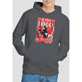 Charcoal - Back - Coco Mens Un Poco Loco Hector Poster Hoodie