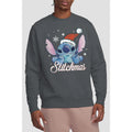 Charcoal - Back - Lilo & Stitch Unisex Adult A Stitchmas Christmas Sweatshirt