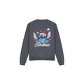 Charcoal - Front - Lilo & Stitch Unisex Adult A Stitchmas Christmas Sweatshirt