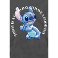 Charcoal - Back - Lilo & Stitch Unisex Adult Good Day Sweatshirt