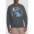 Charcoal - Side - Lilo & Stitch Unisex Adult Good Day Sweatshirt