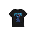 Black - Front - Lilo & Stitch Childrens-Kids Classic Pose T-Shirt