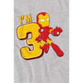 Sport Heather - Lifestyle - Iron Man Childrens-Kids Cute 3rd Birthday T-Shirt