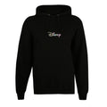 Black - Front - Disney Womens-Ladies Rainbow Logo Hoodie