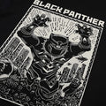 Black - Lifestyle - Black Panther Mens Linocut T-Shirt