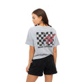 Grey - Lifestyle - MTV Womens-Ladies Logo Boxy Crop T-Shirt