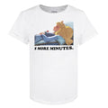 White-Blue-Yellow - Front - Sleeping Beauty Womens-Ladies 5 More Minutes T-Shirt