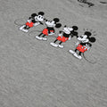 Sports Grey - Side - Disney Womens-Ladies Duplicate Mickey Mouse T-Shirt