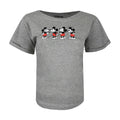 Sports Grey - Front - Disney Womens-Ladies Duplicate Mickey Mouse T-Shirt