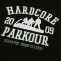 Black - Side - The Office Mens Hardcore Parkour T-Shirt