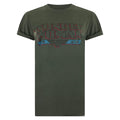 Military Green-Blue - Front - Wonder Woman Womens-Ladies Retro T-Shirt