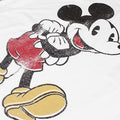 White-Black-Red - Side - Disney Mens Mickey Mouse Vintage T-Shirt