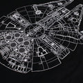 Black-White-Red - Lifestyle - Star Wars Mens Millennium Falcon T-Shirt (Pack of 2)