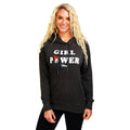 Light Graphite - Side - Disney Womens-Ladies Girl Power Minnie Mouse Hoodie