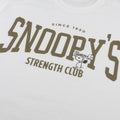 White - Lifestyle - Peanuts Mens Snoopys Strength Club T-Shirt
