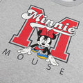 Sports Grey - Side - Disney Womens-Ladies Sport Minnie Mouse Cotton Crew Neck Sweatshirt